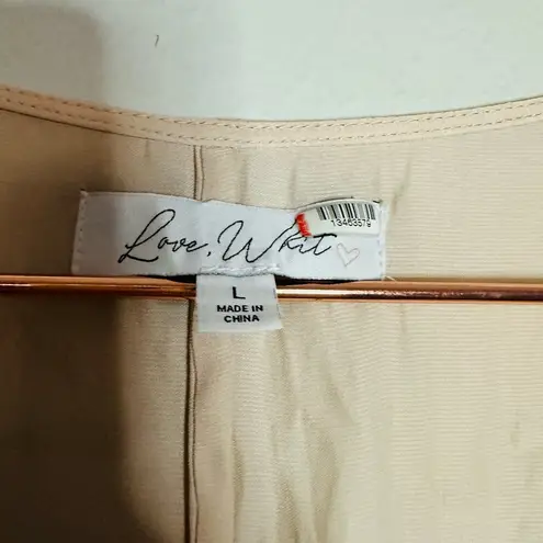 Love Whit Women's Nude Pink Satin Hourglass V