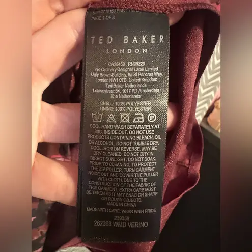 Ted Baker London | Verino Floral Print Tiered Minidress, Size 2