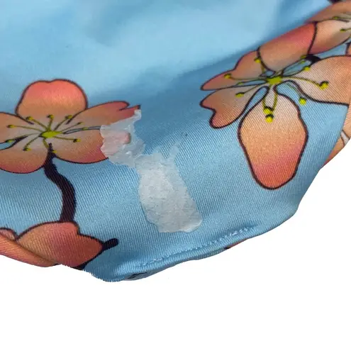 new Submarine ❤︎ Highs + Lows Print Bikini Set ❤︎ Cherry Blossom on Baby Blue Size XS