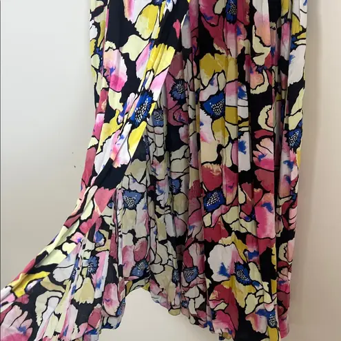 Free People NWT  Maxi Skirt Side Slit Flowy Size 8