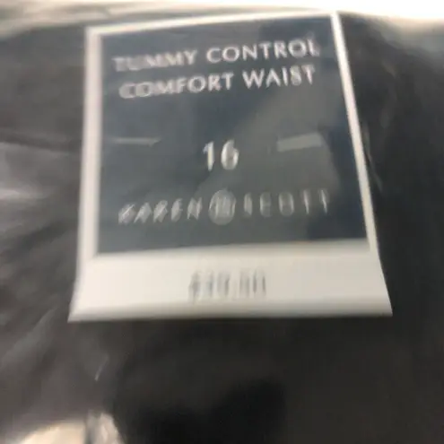 Karen Scott Karen Scott Tummy Control Comfort Capri Pants women’s Size 16 Deep Black