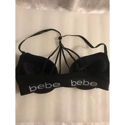 Bebe  racerback push up bra