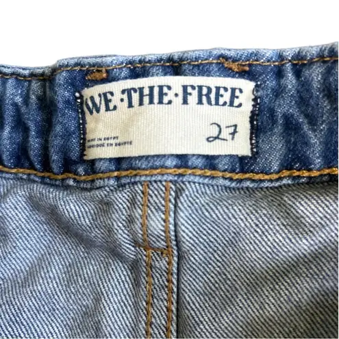 We The Free  size 27 beginners luck retro slouchy cuffed Jean shorts FREE PEOPLE