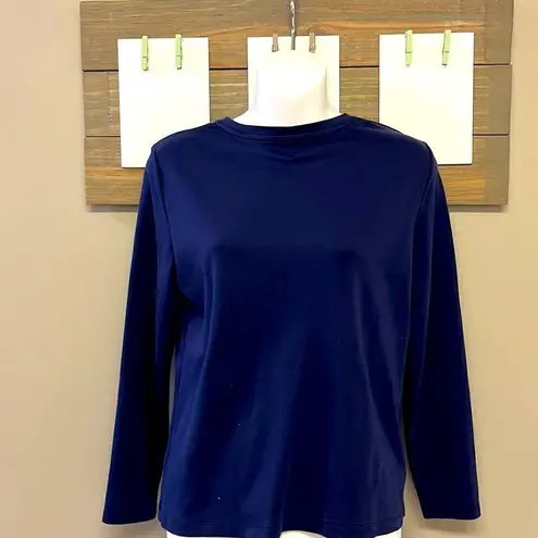 Isaac Mizrahi Live! Essential Pima Cotton Crewneck Knit Top