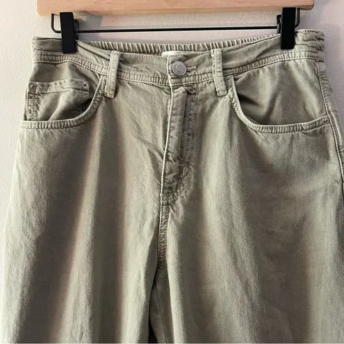 ZARA  The Mercer Jogger Pants Jeans Size Medium Khaki Cotton