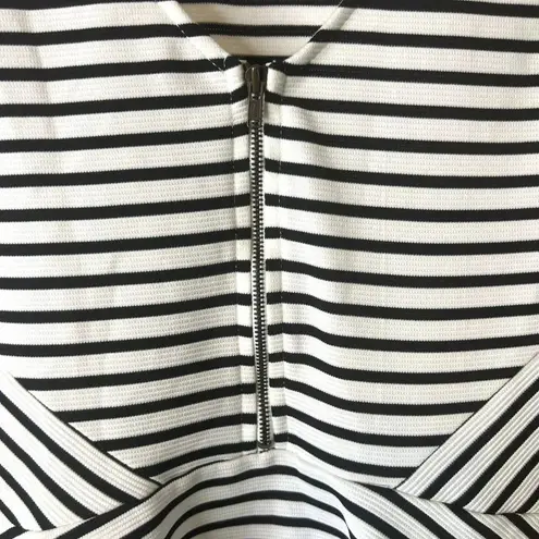 Decree Striped Dress Black and White Sleeveless Size Small