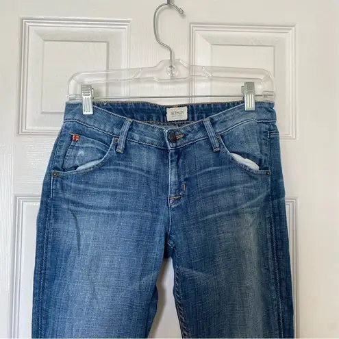 Hudson Jeans HUDSON Low Rise Straight Jeans Flap Pockets Size 27