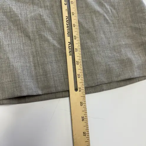 J Crew‎ Shirt Womens 4 Gray Cowl Neck Wool Blend Lined Back Zip Office Career