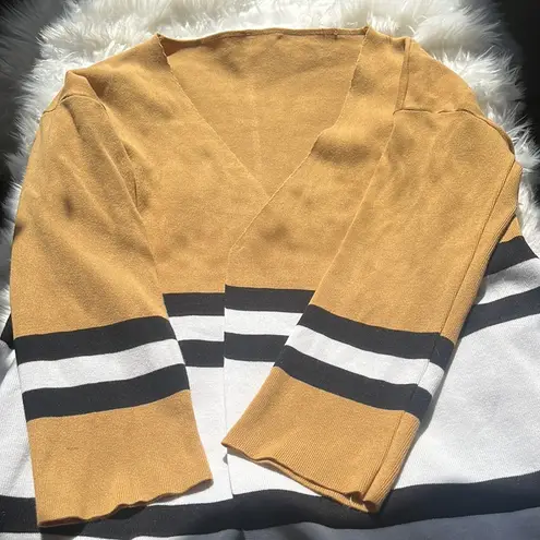 Knit mustard duster /cardigan/ jacket Yellow Size XL