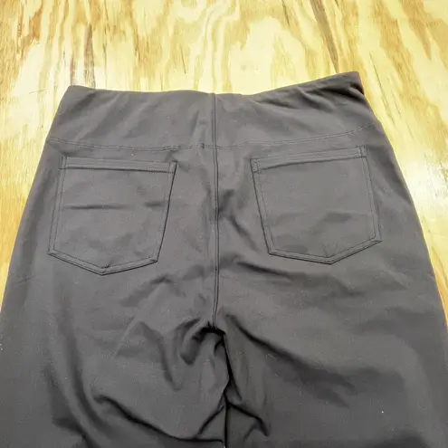 Halara Flex Flare Pants Womens Large Black Stretch Trousers Athleisure Casual