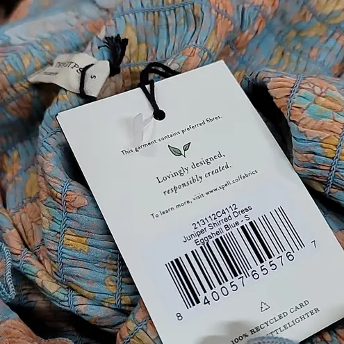 Free People  Spell & The Gypsy Juniper Shirred  Midi Dress