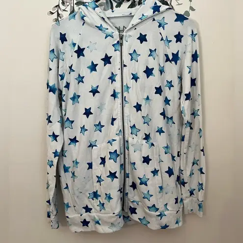 Chaser  Indigo Stars Zip Up Hoodies and Jogger Lounge  Set