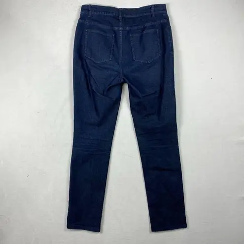 Lafayette 148 Primo Denim Dark Wash Curvy Fit Slim Leg Jeans-2