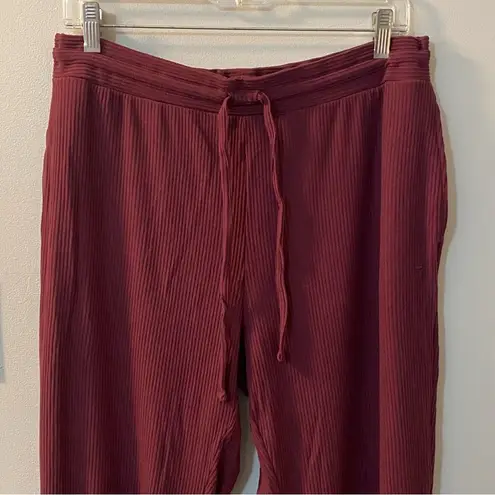 Tommy John Brushed Ribbed 2 piece lounge set size medium in port Royal NWT Red