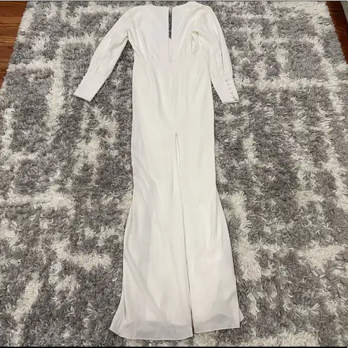 Joanna August Page Column Long Sleeve Gown 10