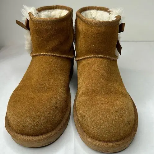 Koolaburra by UGG ankle boots with bow Tan Size 7