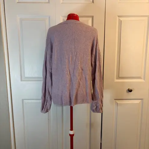 Madewell Payton Pullover Heather Lilac Sweater size M