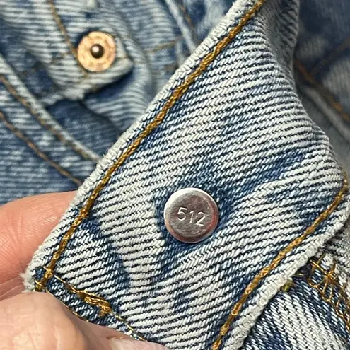 Levis 512 Vintage Tag Dated Jan 00 Slim Fit Tapered Leg Size 12 Made in USA Y2K Blue
