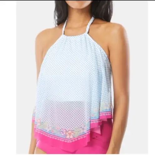 Coco reef White Multi Mesh Tankini sz 34C