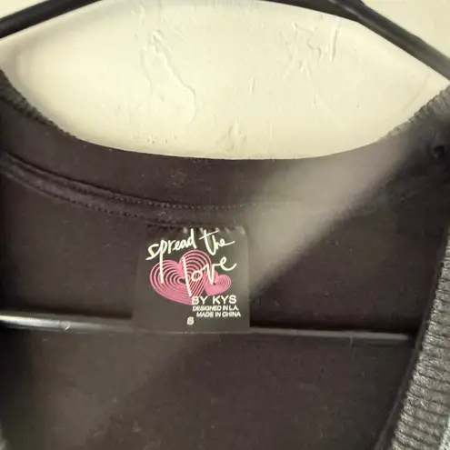 Spread the Love by KYS Gray Dress Layered Look Bohemian Style Size S Boho Artsy - Image 5