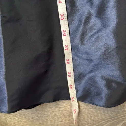 NEW Rickie Freeman for Teri Jon Navy lace and taffeta cocktail Dress 2 Blue