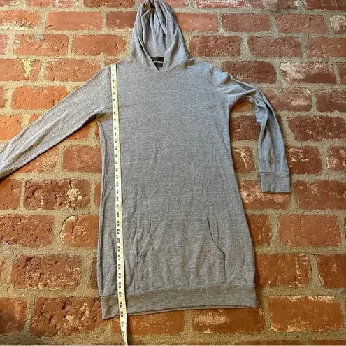 Monrow XS gray hooded dress