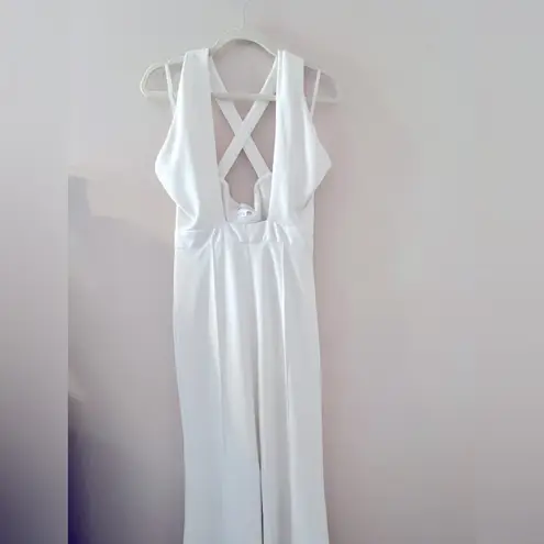 Katie May NWOT Diana Jumpsuit in Ivory, size M
