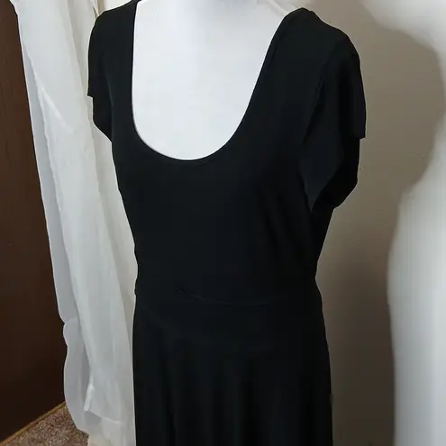 AB Studio black short sleeve dress size med/ large