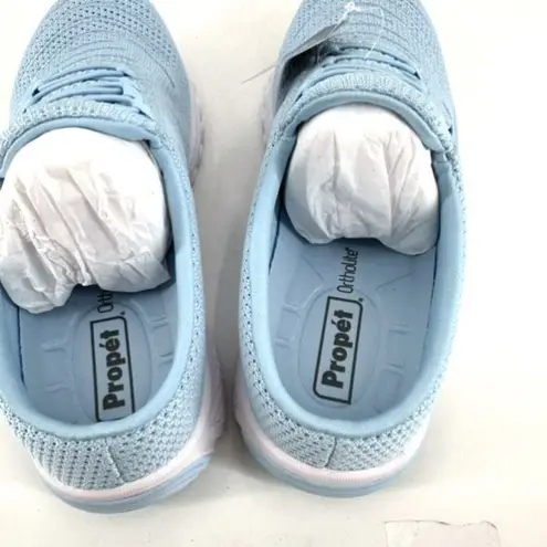 NWT Propet Tour Knit Slide Sneakers Baby Blue Ortholite Size 12