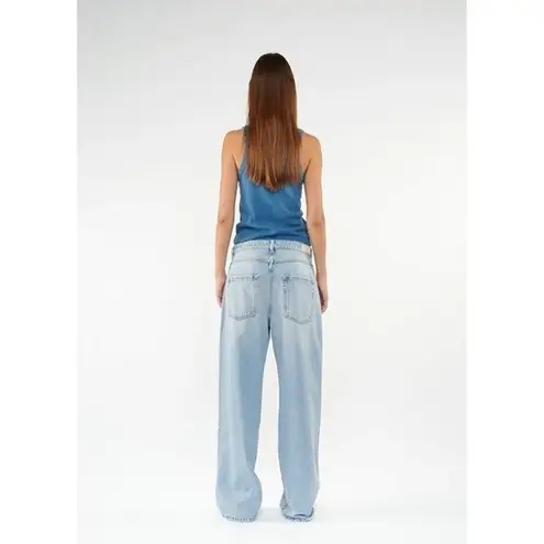 Icon Denim Bea Wide Leg Ripped Jeans Size 23 Retail $173