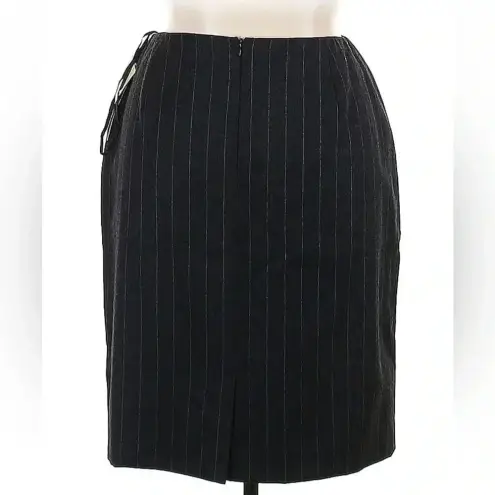 Ralph Lauren Lauren  | Grey Wool Pinstripe Classic Pencil Skirt Size 14 NWT