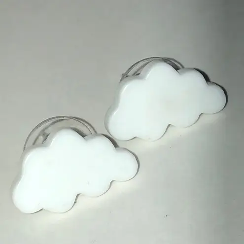 White Cloud Boho Earrings