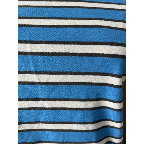 Treasure & Bond NWT Blue Striped Short Sleeve T-Shirt Size XL