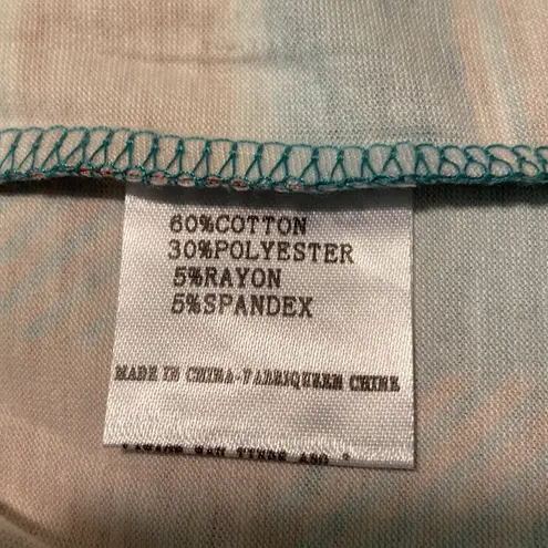 Crazy Train Mixed Print Stripes and Checkered T-Shirt