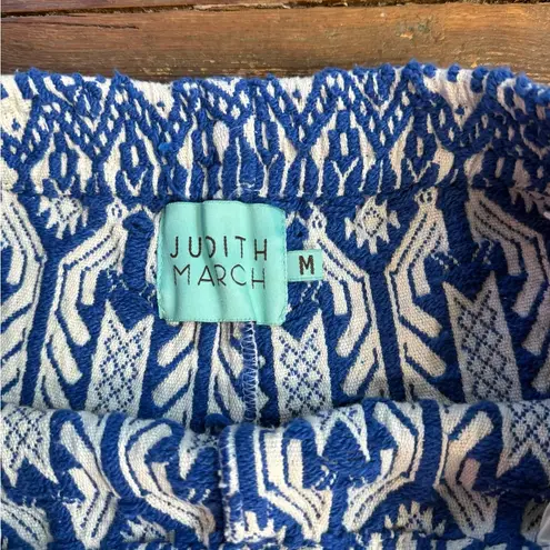 Judith March Colorful Embroidered Tassel Pull On Shorts ~ Size Medium 💛🍄