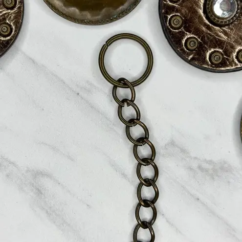 Chunky Rhinestone Gold Tone Chain Link Belt Small/Medium (S/M) ✨