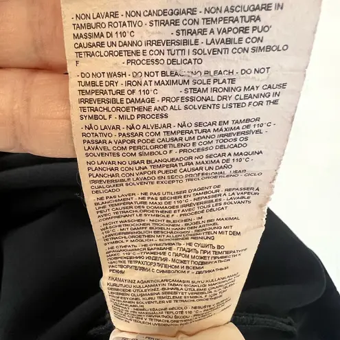 Emporio Armani Cap-sleeve Gathered Waist Milano Jersey Dress Black 4