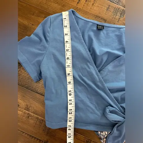 SheIn  Short Sleeve Wrap Top and Skirt Small - Image 7