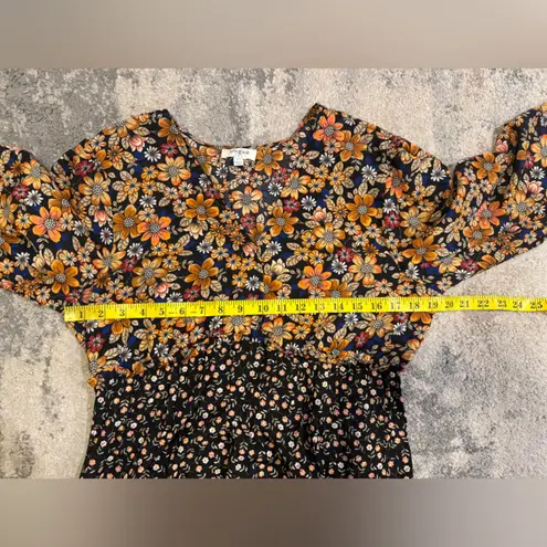 Umgee  Multicolor Floral Long Sleeve Dress - Image 5