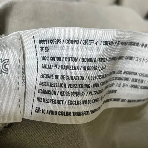 Abercrombie & Fitch  Soft Tee Putty Oversized Size XXL Crew Neck Short Sleeve Wom - Image 5