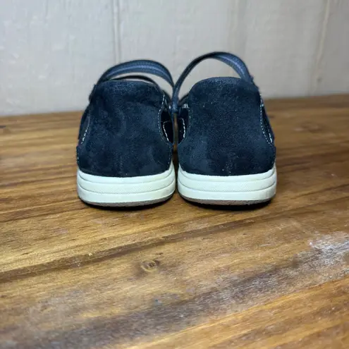 Earth Origins Eclipse Ellen Black Suede Mary Jane Comfort Shoes Women Size 9