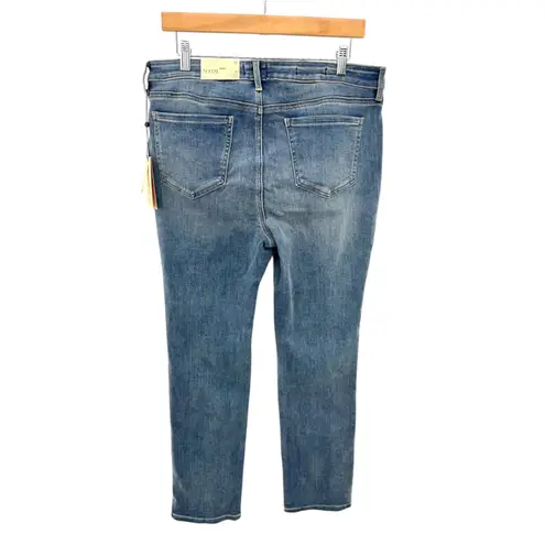 NYDJ Sheri Slim Jeans Clayburn Blue Stretch Mid Rise Ankle Denim Women's 12 NWT