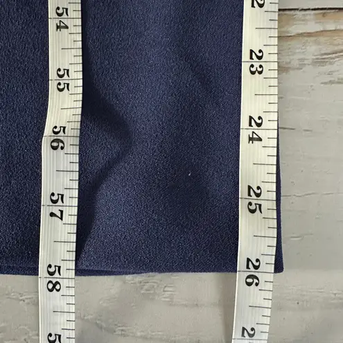 Rachel Rachel Roy Ruffled Sleeve Cropped Jumpsuit Navy Size XL Stretch Blue