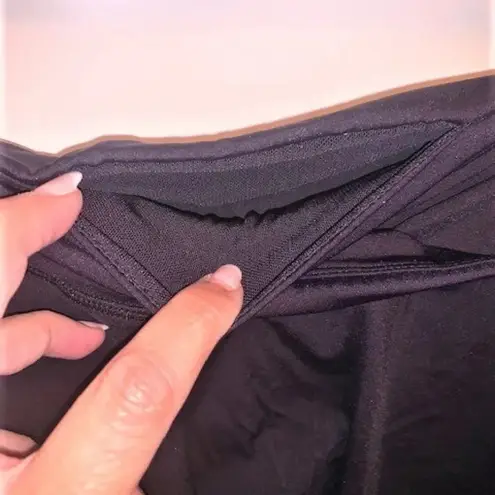 Black contour waist/cinch black leggings L Black Size L