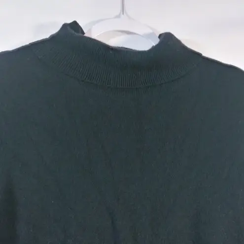 Orvis  Classic Black 100% Cashmere Long Sleeve Turtleneck Sweater Size Large