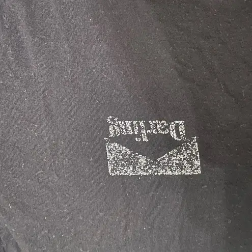 French Pastry black darling short sleeved top XL