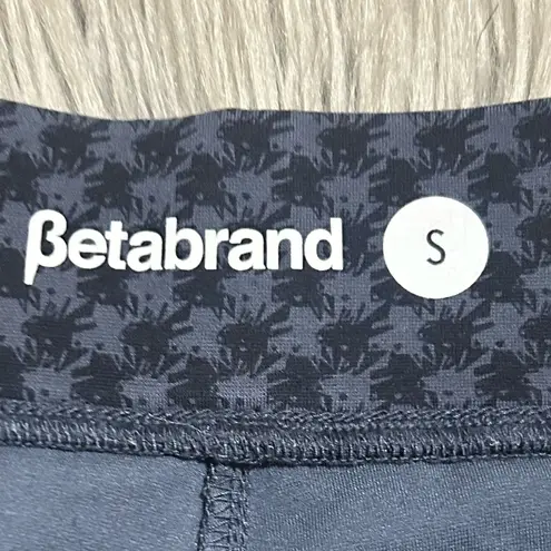 Betabrand  Straight Leg Dress Pant Yoga Pants Howlstooth Dog Print Size Small