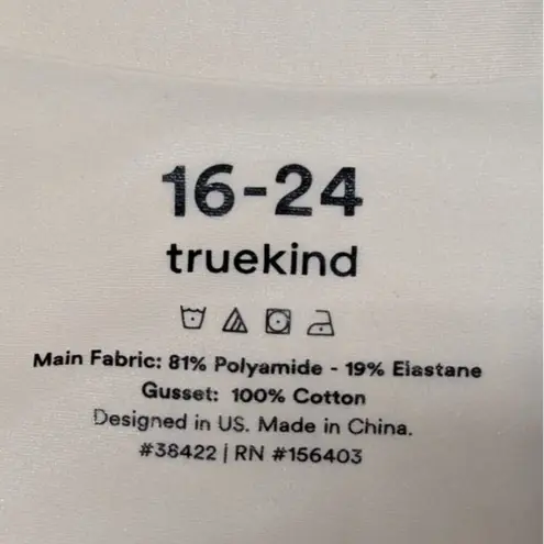 Truekind Seamless Short Stretch Mid Waist Womens Plus Size 16