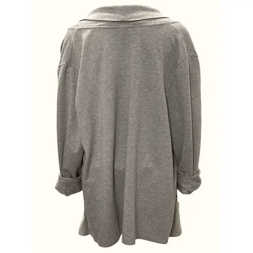 Trendy Chic Gray Open Front High Low Cardigan Size undefined