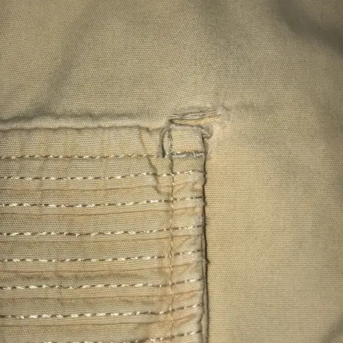 Allison Brittney Capri y2k cargo pants 100% cotton tiny flaw size 10